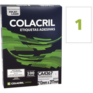 Etiqueta Matricial 297x210mm A4 100fls-123921-80441