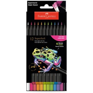 Lapis De Cor Redondo Supersoft 12 Cores Metalicas