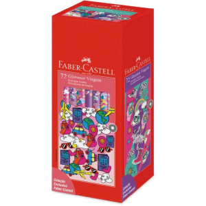 Lapis Preto Redondo Decorado Glimmer Viagem 2 Modelos