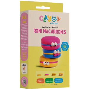 Massa Para Modelar Criativa Clayeez Roni Macarronis 38g