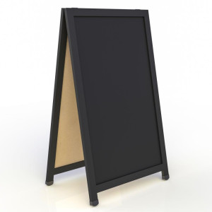 Quadro Propaganda Quadro Negro 2 Faces 100x60cm