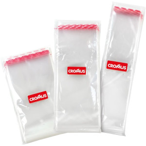 Saco Adesivado Transparente 20x25+3cm Aba