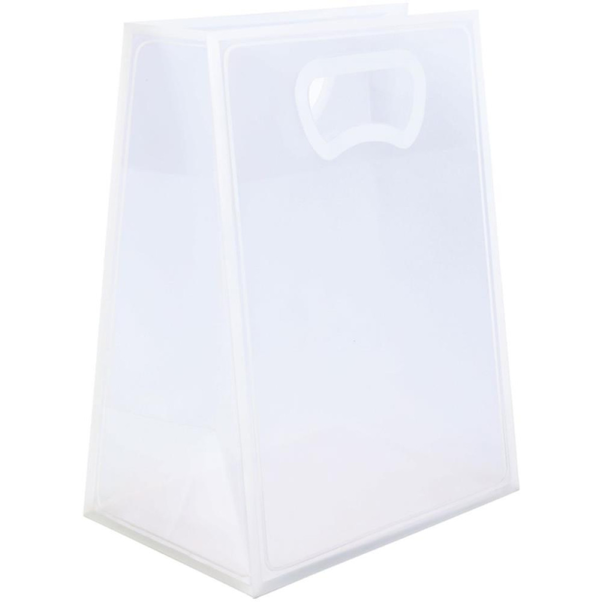 Sacola Para Presente Lisa Pp Alca Plana Fosca 30x23x15cm