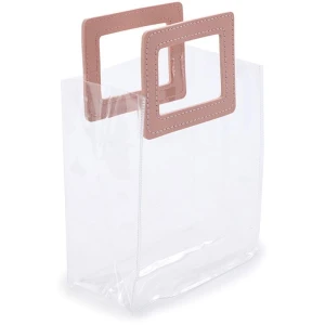 Sacola Para Presente Lisa Pvc Ret Tran E Rs16,4x14,2x7,3