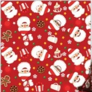 Gl Saq. P/ Pres. 35x53 Metal - 50un - 899 Faces Do Noel - Unica