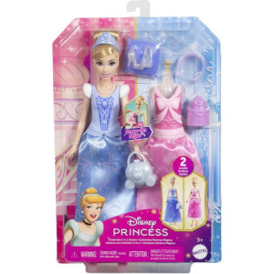 Boneca Disney Princesa Cinderela Fashio 2em1-121251-86387
