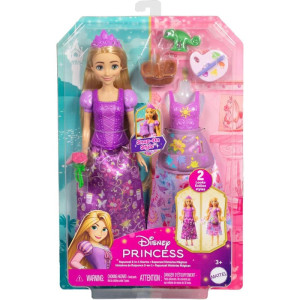 Boneca Disney Princesa Rapunzel Fashion 2em1-121252-99097