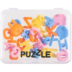 Acessorios Para Caneta Puzzle 26 Letras C/6 Desenhos-125137-99549