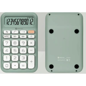 Calculadora De Mesa 12 Dig. Verde Solar/bateria