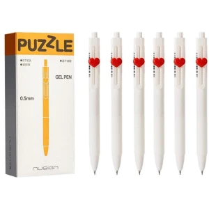 Caneta Gel Puzzle Retratil Ponta 0,5mm