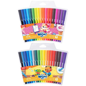 Caneta Hidrografica Color Wow Lavavel 24 Cores