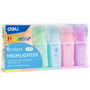 Caneta Marca Texto Highlighter Mini 1-5mm 6 Cores