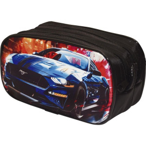 Estojo Duplo Carros De Corrida