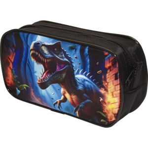 Estojo Simples Dino Vulcao/fogo Sortido-125154-24520