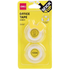 Fita Adesiva Transp. C/cortador 12mmx18,3mm-125121-88168