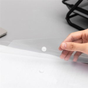 Pasta Malote A4 Transp. 0,12mm C/botao-125101-16120