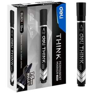 Pincel Marcador Permanente Ponta Bullet Redonda 1,5mm Pt