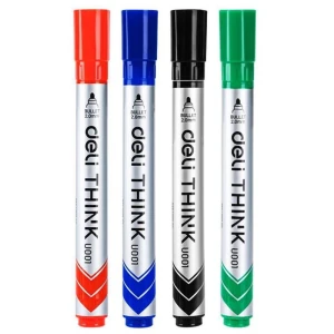 Pincel Quadro Branco Ponta Redonda 2,0mm 4 Cores