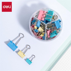 Prendedor De Papel Binder Clips Set Color. 50pcs