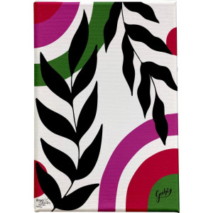 Quadro Canvas Folhas Kit C/2 30x40cm