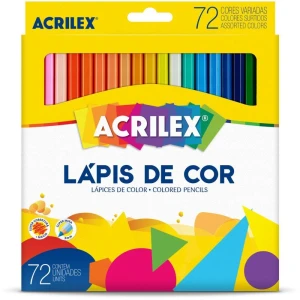 Lapis De Cor Sextavado 72 Cores