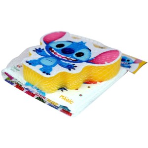 Livro Para Banho Stitch E Sua Cor Fav. C/esponja 14x14cm-124833-22588