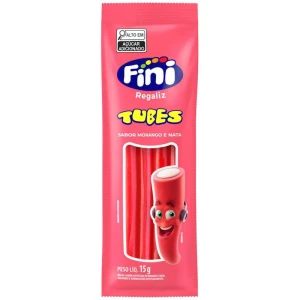 Doce Tubes Morango 15g.