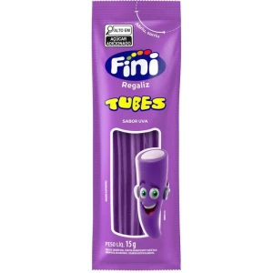 Doce Tubes Uva 15g.