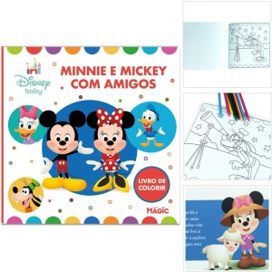 Livro De Colorir Comfy Minnie E Mickey C/seus A-124838-82443
