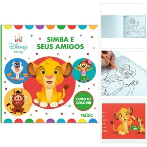 Livro De Colorir Comfy Simba E Seus Amigos 24pg-124840-63759