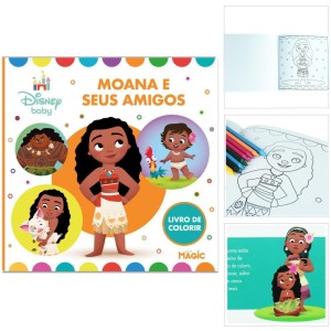 Livro De Colorir Moana E Seus Amigos Comfy 24pg-124839-85441
