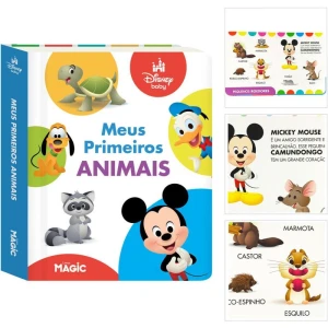 Livro Infantil Ilustrado Meus Primeiros Animais 12,5x15,5