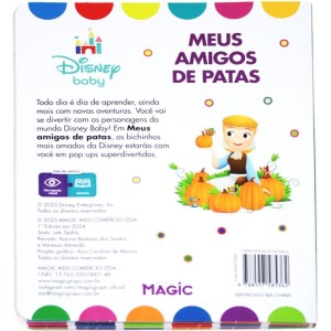 Livro Infantil Ilustrado Pop-up Meus Amgs De Quatro Pat-124835-25206