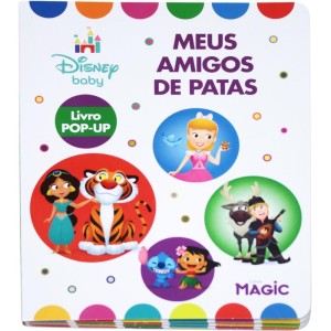 Livro Infantil Ilustrado Pop-up Meus Amgs De Quatro Pat-124835-90492