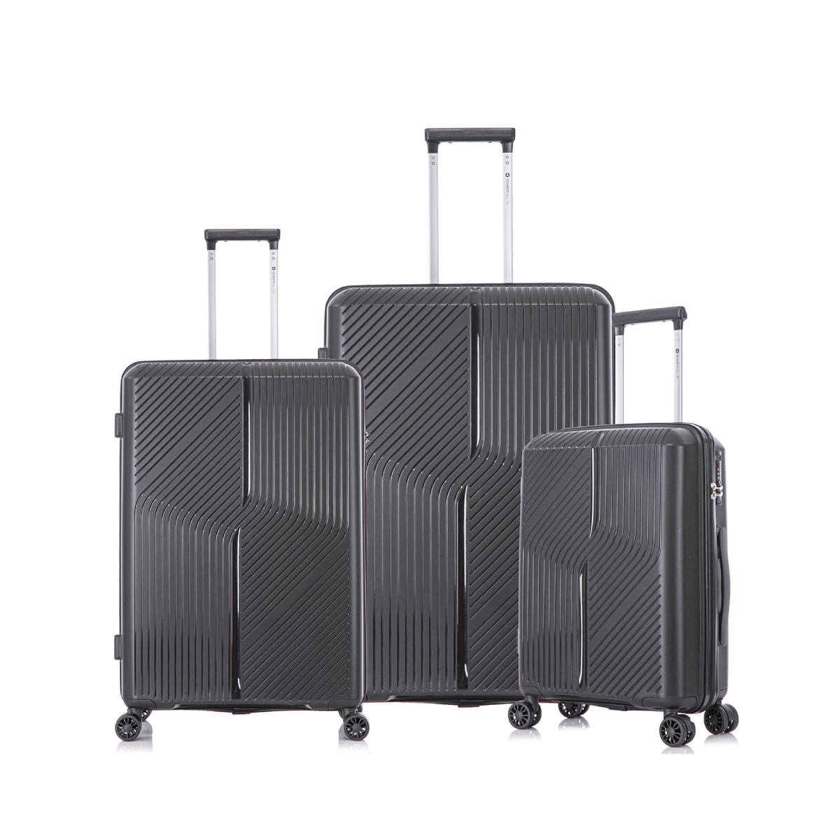 Kit De Malas De Viagem 3 Peças Seanite 20" 24" 28"