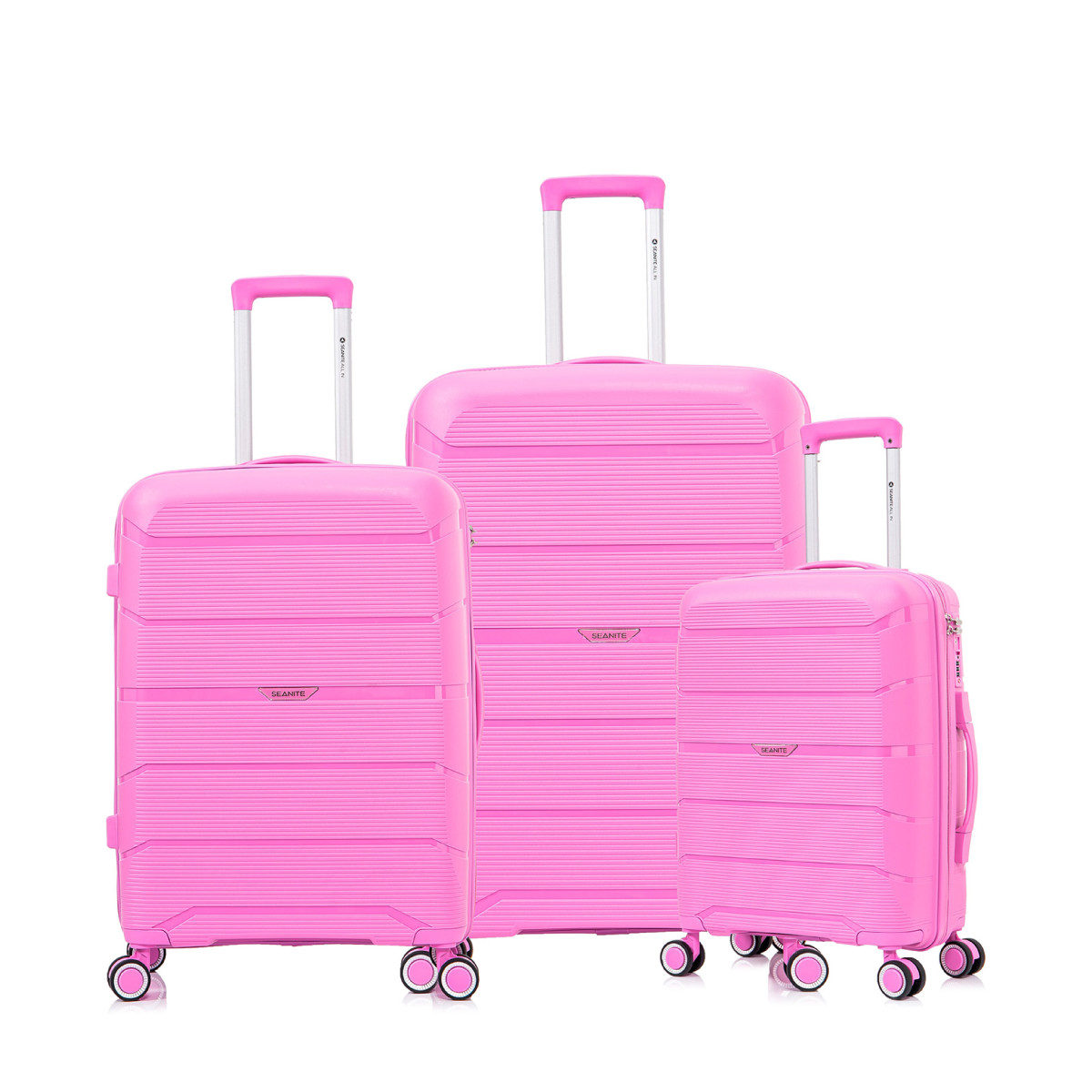 Kit De Malas De Viagem 3 Peças Seanite 20" 24" 28" Rodas Duplas