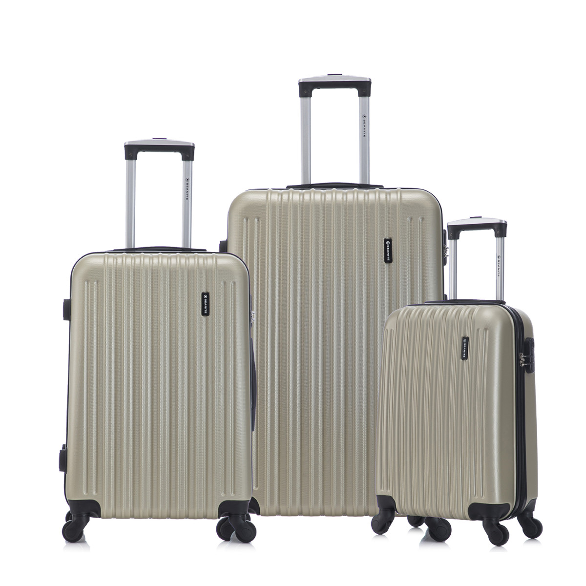 Kit De Malas De Viagem 3 Peças Seanite 20" 24" 28"