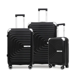 Kit De Malas De Viagem 3 Peças Seanite 20" 24" 28" – Cor Preto