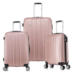 Kit Malas De Viagem Rodas Duplas Blush 20" 24" 28"
