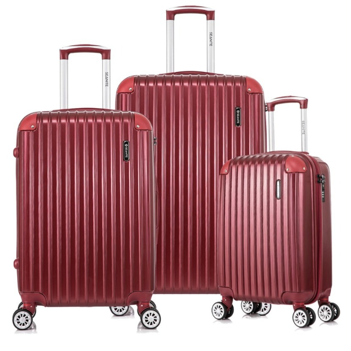 Kit Malas De Viagem Rodas Duplas Canela 20" 24" 28"