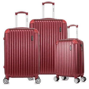 Kit Malas De Viagem Rodas Duplas Canela 20" 24" 28"