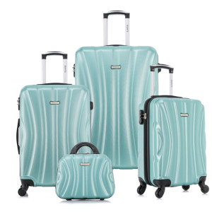 Kit Malas De Viagem Com Frasqueira Pistache 14" 20" 24" 28"