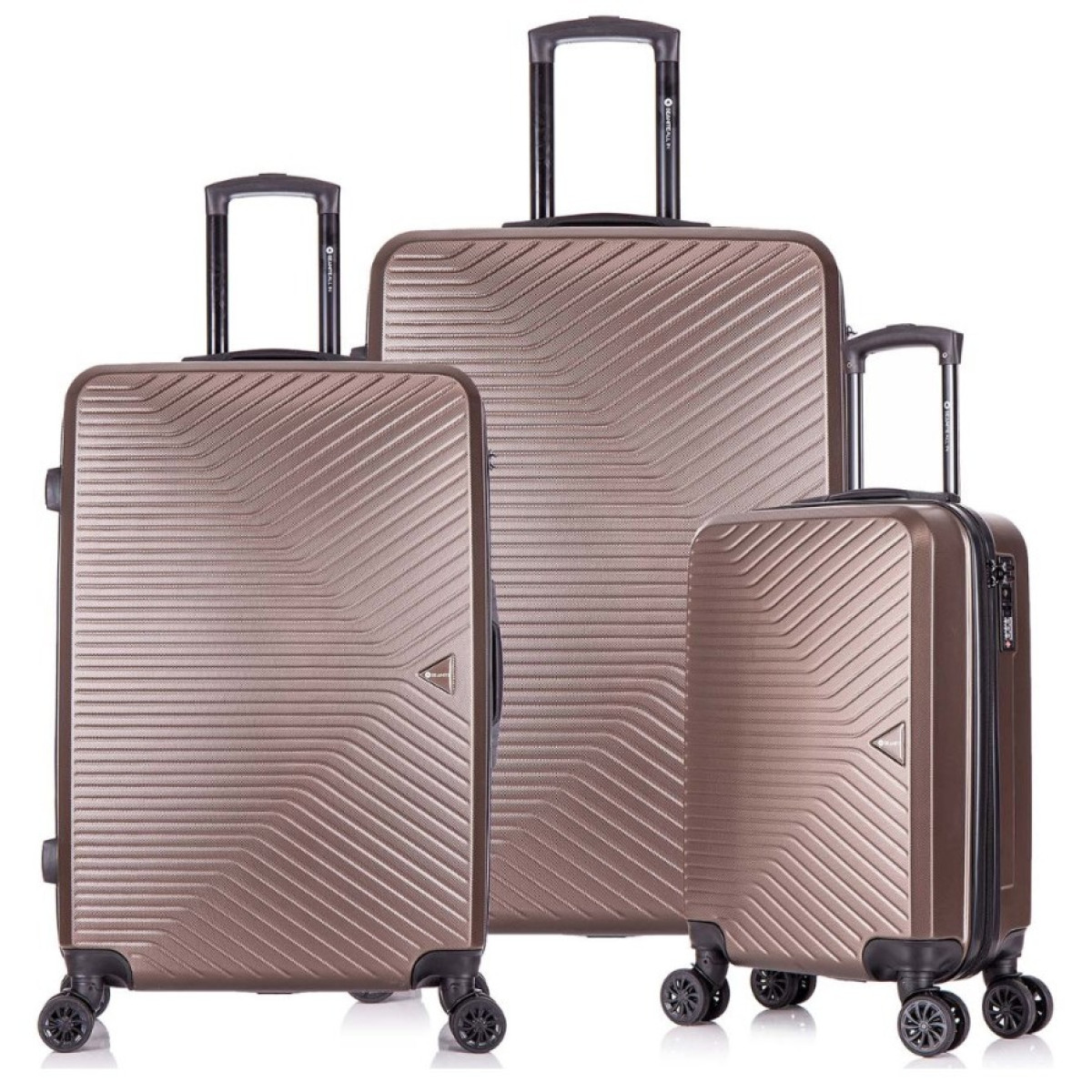 Kit Malas De Viagem Tsa Bronze 20" 24" 28"