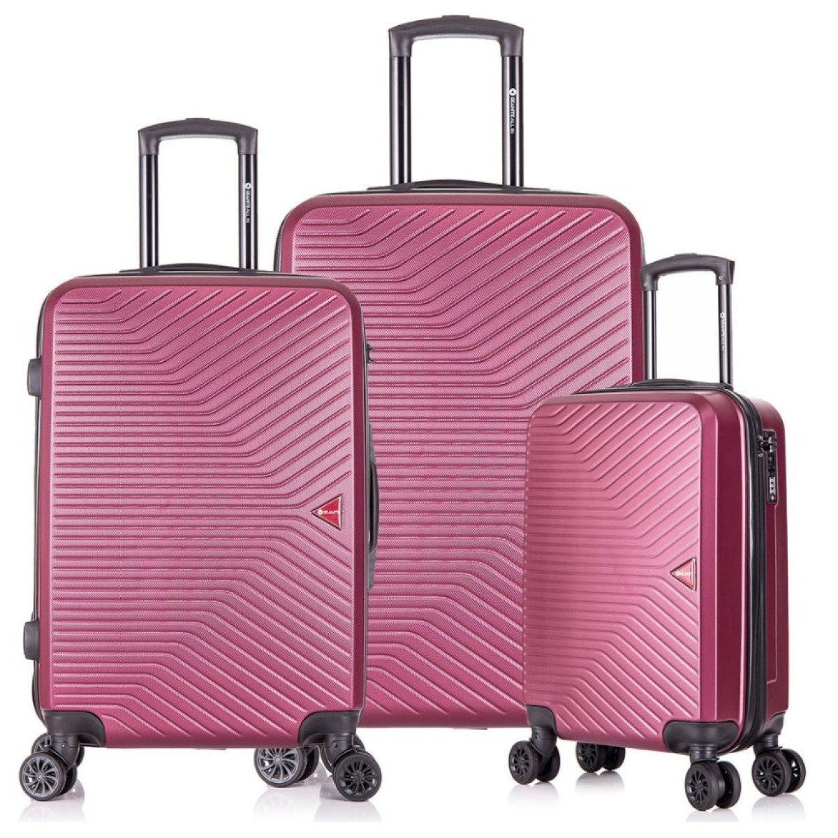 Kit Malas De Viagem Tsa Vinho 20" 24" 28"