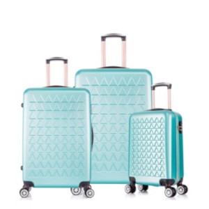 Kit Malas De Viagem Rodas Duplas Pistache 20" 24" 28"