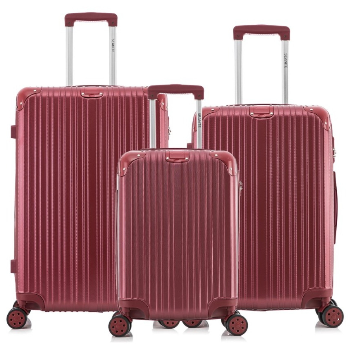Kit Malas De Viagem Rodas Duplas Canela 20" 24" 28"