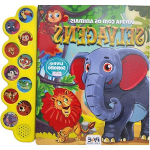 Livro Sonoro Animais Selvagens 28,5x26,7 10p