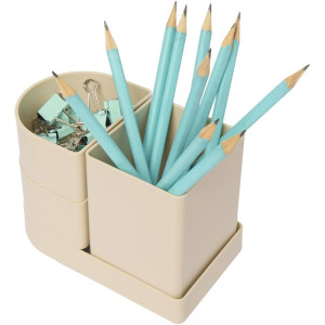 Acessorio Para Mesa Organizador Compact Areia 4 Pecas-125910-80457