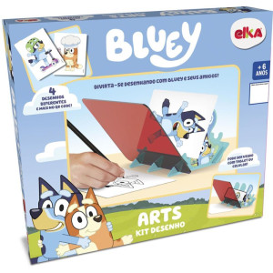 Brinquedo Para Colorir Bluey Arts Kit Desenho