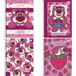 Caderno 01x1 Capa Dura Lotso 80fls